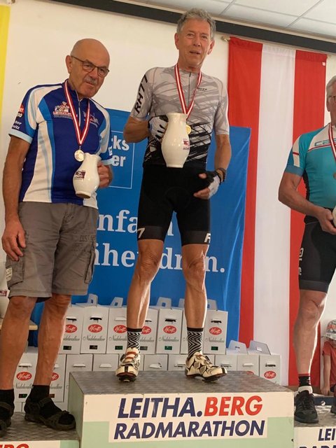 Valentin Haselbacher siegte beim Leitha.Berg Radmarathon.