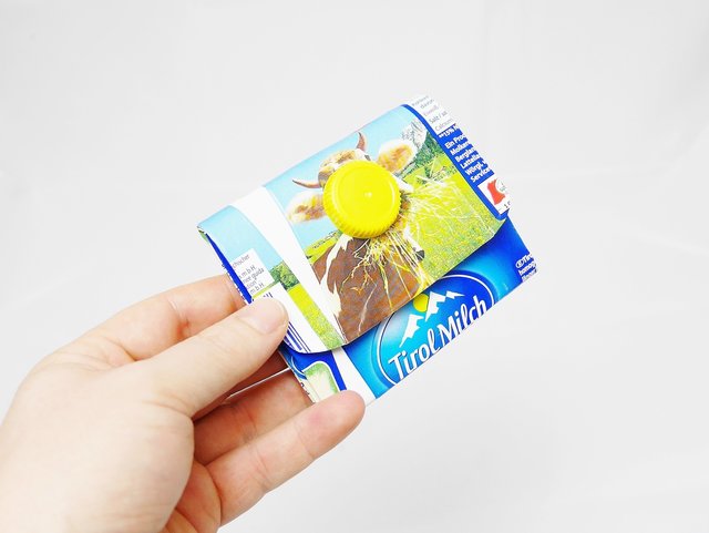 Tetrapack Geldtasche