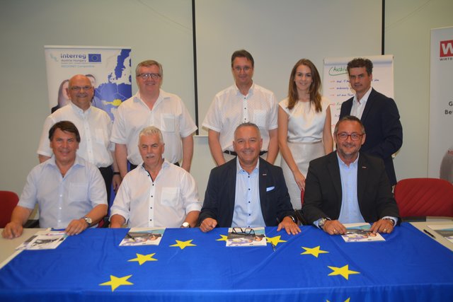 Die Wirtschaftskammervertreter vom Mittel- und Südburgenland