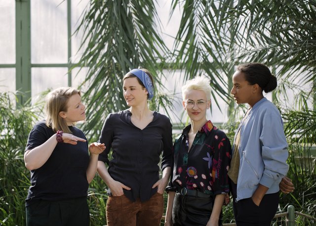 Sie stecken hinter dem Kaleidoskop-Festival: Marie-Christine Hartig, Lisa Mai, Doris Posch und Djamila Grandits (v. li.).