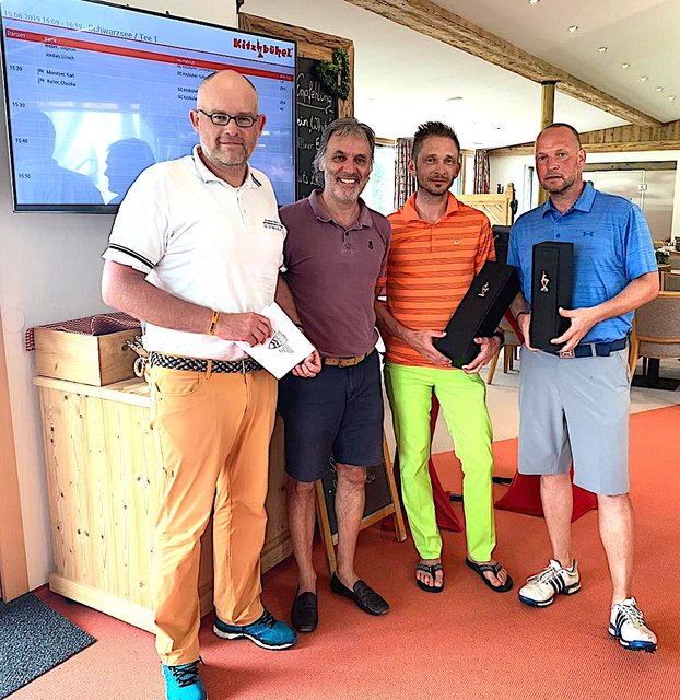 Siegerbild Netto A: Alexander Erhardt, CEO Best of the Alps Sammy Salm, Andreas Holzer, Franz-Xaver Anzenberger.