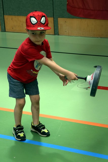 Nachwuchs für den Schulsport - vier Jahre alt. | Foto: Friedl Schwaighofer