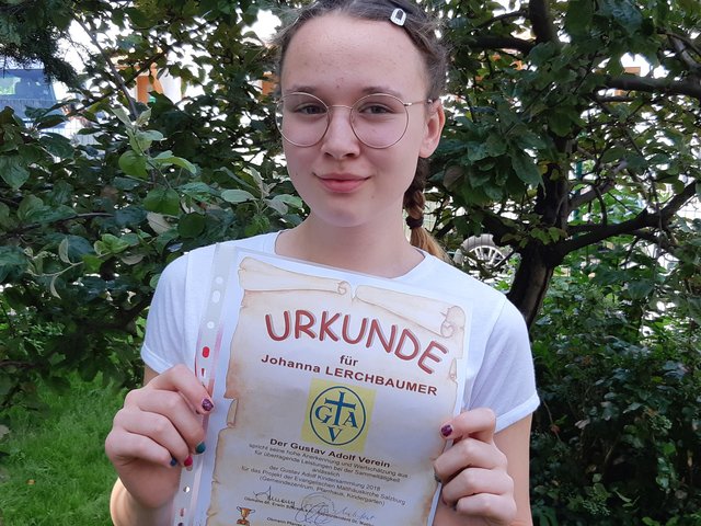 Auszeichnung für Johanna Lerchbaumer