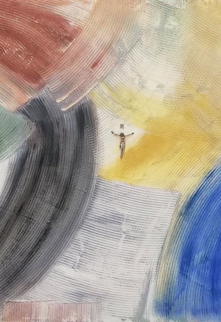 Der Künstler "reinart" stellt zahlreiche Werke im Jakobskreuz aus. | Foto: Bild: reinart