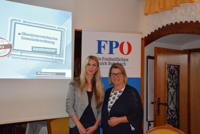 Die Referentin hielt einen Vortrag. | Foto: Foto: FPÖ