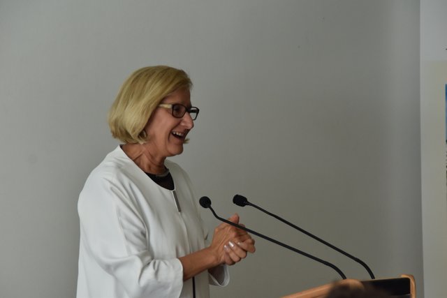 Landeshauptfrau Johanna Mikl-Leitner bei der Festansprache. | Foto: Breitsprecher