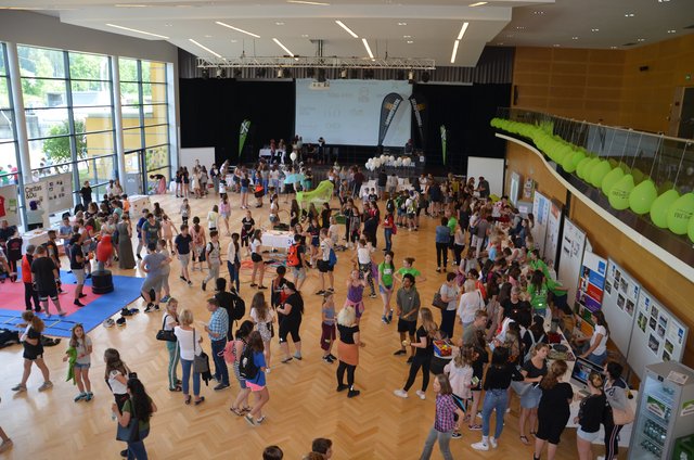 600 Jugendliche nahmen bei der "Xund und Du"-Jugend-Gesundheitskonferenz im Veranstaltungszentrum Krieglach teil.
