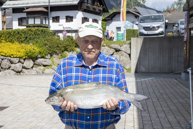 Horst Böning mit seiner Sieger-Reinanke
