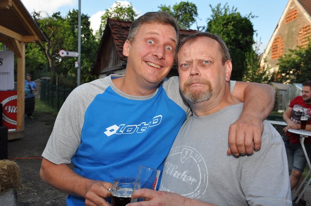 Gastgeber mit Herz und Schmäh: Andreas "Andy" Fischer und Willi Wurzer
