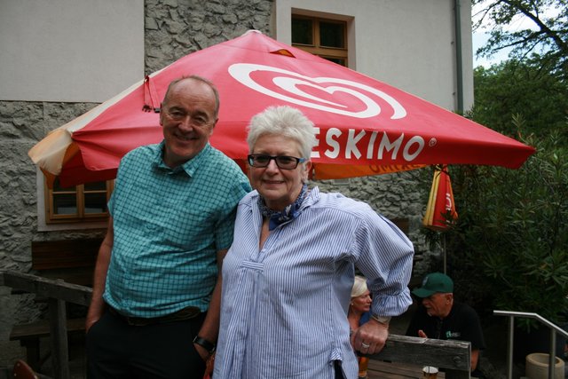 Dr. Leopold Lindebner (Vereinsobmann) und Dr. Ulla Freilinger (Schriftführerin)