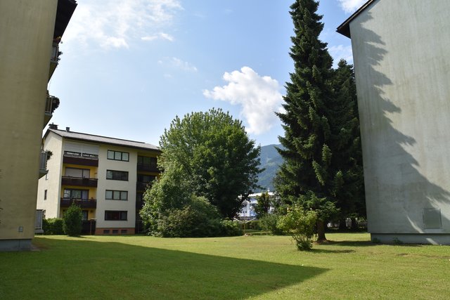 Laut den Anrainern sollte hier noch ein weitere Wohnblock gebaut werden