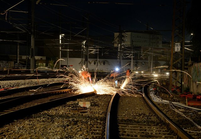 Weichenarbeiten zwischen Pichling und Linz. | Foto: ÖBB