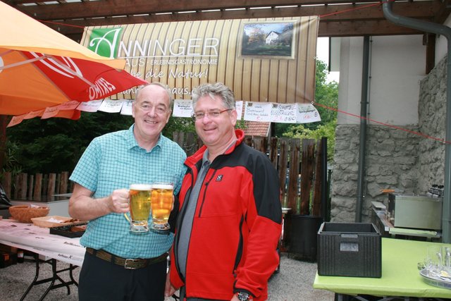 Vereinsobmann Dr. Leopold Lindebner und Bürgermeister Robert Weber | Foto: Sylvia Bönnhoff