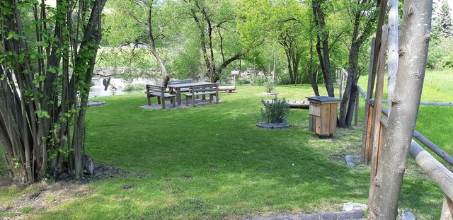 Erholung in der Marktgemeinde Wang: Bei der Wehr an der Kleinen Erlauf wurde ein Rastplatz zum Verweilen errichtet. | Foto: Marktgemeinde Wang