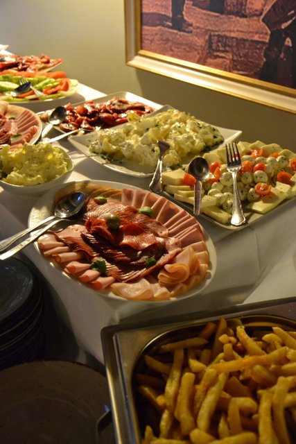 Bald wird es auch ein "All you can eat" Buffet geben.
