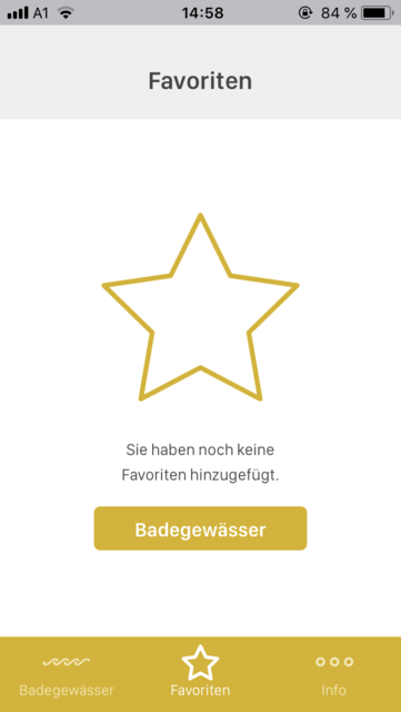APP-Tipp der Woche: Mit der App AGES Badegewässer-Datenbank lassen sich die aktuellen Messerwerte aller österreichischen Badestellen abrufen | Foto: Screenshot
