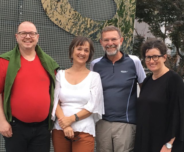 v.l.: Martin Rauter, Dorothea Schumacher, Wolfgang Egg und Barbara Schramm-Skoficz.