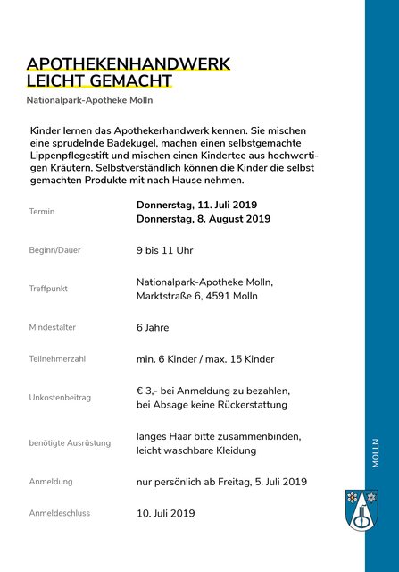 Ferienpass- Aktion Steyrtal | Foto: Nationalpark Apotheke Molln©Felix