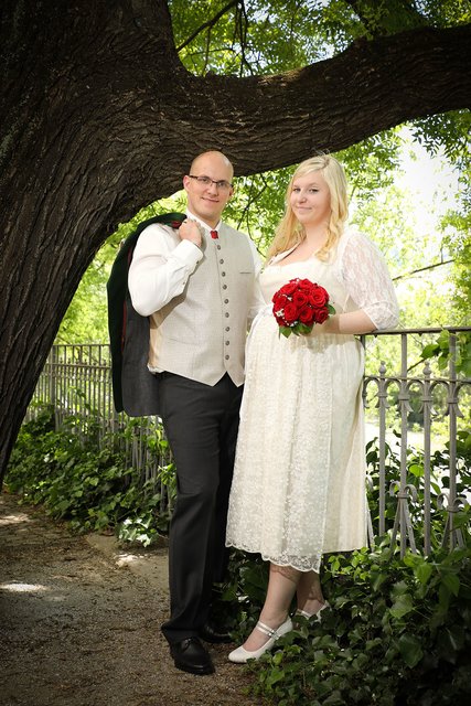 Melanie und Thomas Falzberger haben "Ja" gesagt.