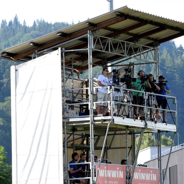 Medienturm Kufstein Arena! | Foto: Friedl Schwaighofer