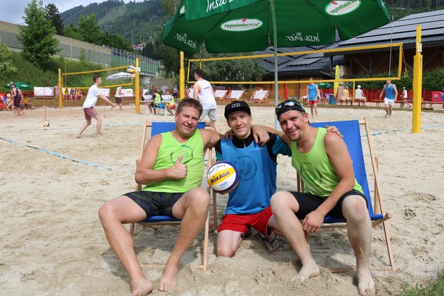 Die Organisatoren Sven Mlinaritsch, Stefan Hausl und Marc Mlinaritsch (v.l.)