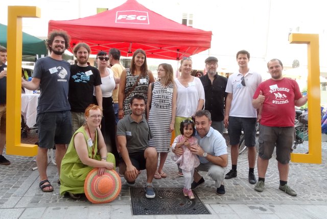 Ein positives Resümee ziehen die Organisatoren der Aktion anlässlich des Weltflüchtlingstages.