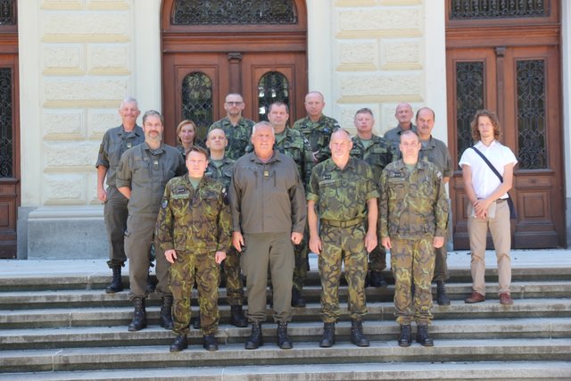 Eine tschechische Delegation zu Gast an der HUAk in Enns. | Foto: Margit Treichl