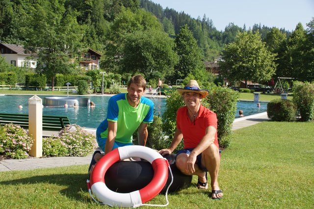 Hermann Hollaus mit seinem Kollegen Marco Görmann