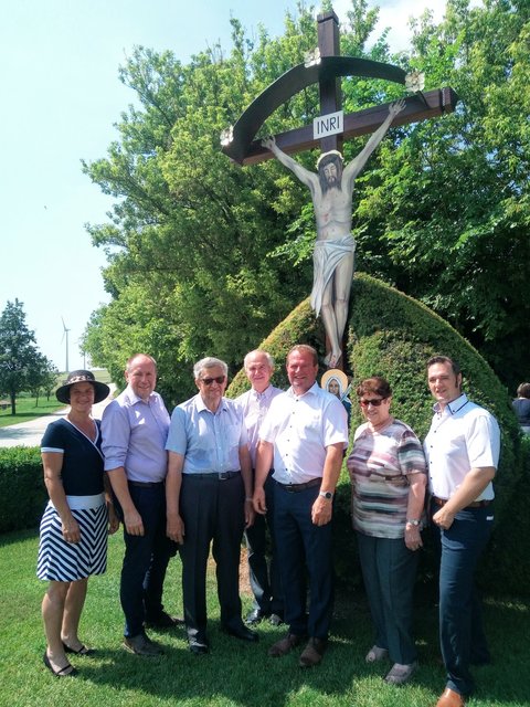 Regina Feilhammer, Thomas Ludwig, Josef Böschatt, Rudolf Prokschi, Erich Zeiler, Emma Mechtler, Jürgen Leitner | Foto: Gemeinde Ladendorf