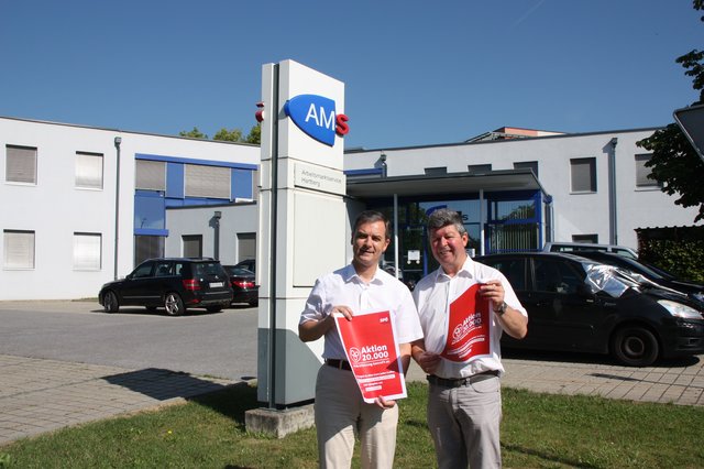 SPÖ-Regionsvorsitzender Wolfgang Dolesch und Hans Hammer. | Foto: SPÖ