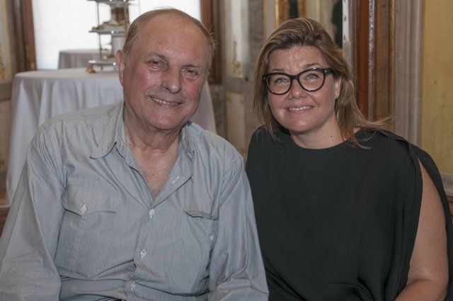 Christian Ludwig Attersee und Lilli Hollein