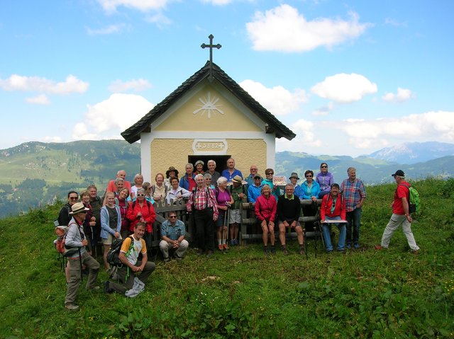 Almwanderung 2018 zu den Brunnalmen. | Foto: Burger