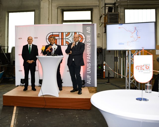 Bei einer Pressekonferenz stellte die GKB-Spitze rund um Franz Weintögl die Investitionspläne vor. | Foto: GKB