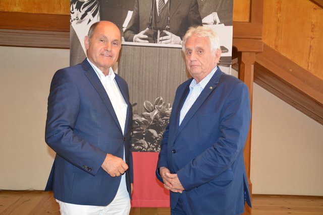 Wolfgang Sobotka mit Herbert Vytiska.