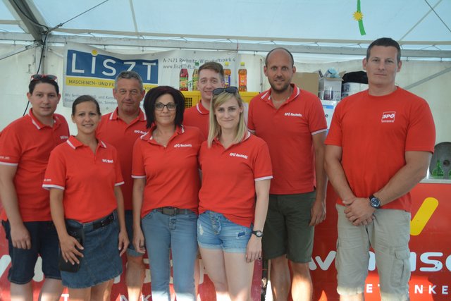 Das Team der SPÖ Rechnitz stand für die Gäste parat.