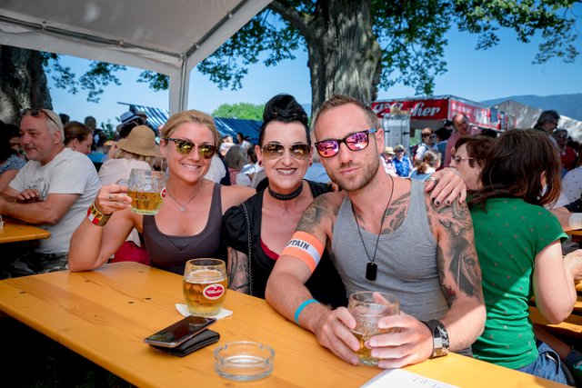 Immer gerne dabei: Lisa, Gabi und Christoph