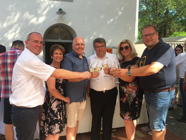 Gelungenes Fest: Reinhard Schöck, Dagmar und Georg Rosner, Carsten Marx, Tanja und Gregor Hafner | Foto: ÖVP