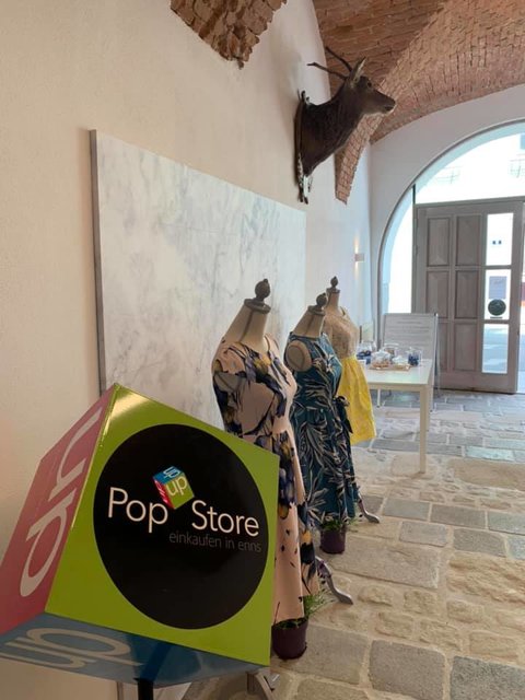 Pop-Up-Stores in Enns.