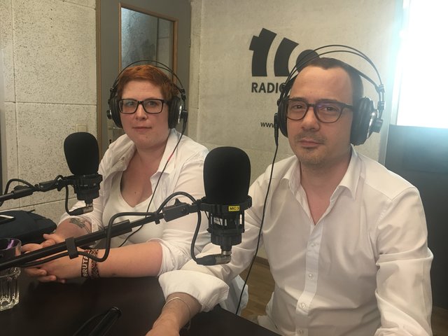 Studiogäste Kathrin Quatember und Werner Reisinger. | Foto: Radio FRO