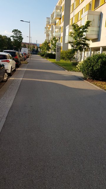 In der Lastenstraße fehlen Radständer für Besucher der Grünen Mitte. Die Leserin schlägt vor, zwei Parkplätze zu "opfern". Antwort Büro Hein: Aufstellung bei geplanter TIM Stelle | Foto: privat