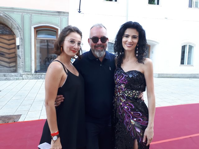 Gabriele Ramsauer, Tourismuschef und Organisator Rainer Candido und die großartige amerikanische Pianistin Katie Mahan.