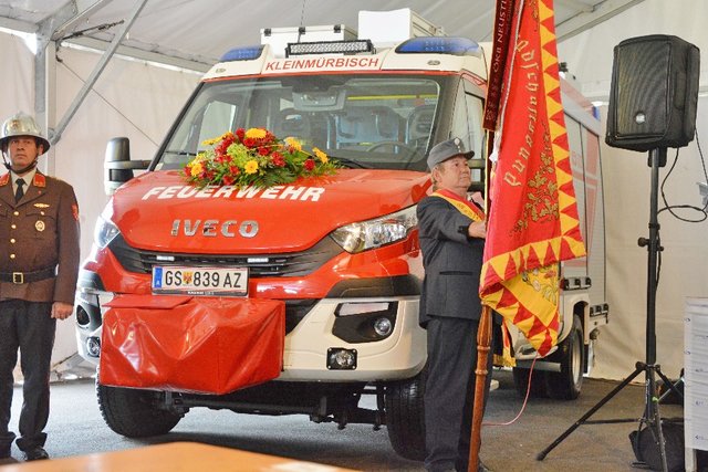 Das neue Löschfahrzeug kommt in den vier Gemeinden Kleinmürbisch, Großmürbisch, Inzenhof und Tschanigraben zum Einsatz.