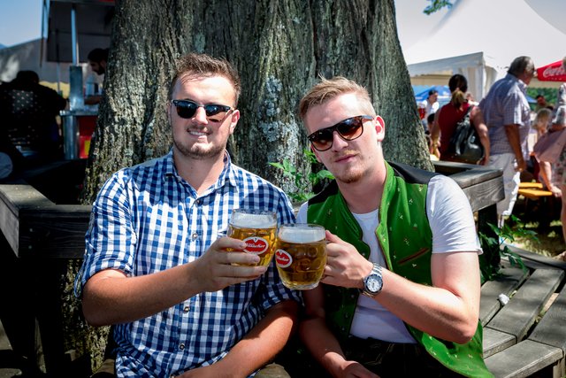 Begeistert: Aus Velden Manuel und Luca