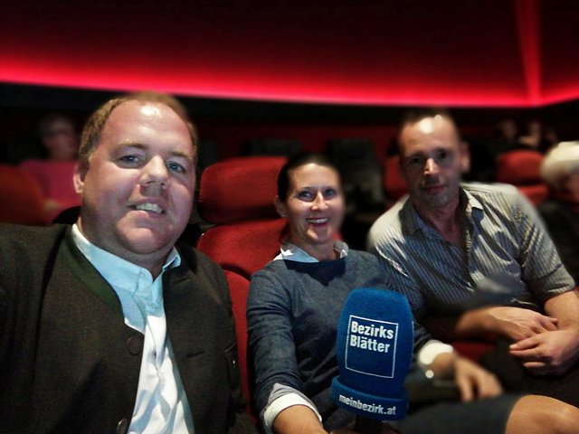 Die Klimaanlage ist der stete Begleiter jedes Blockbusters im Tullner Star Movie Kino: Andreas Schlüsselberger, Karin Zeiler und Joachim Pricken genießen das kühle Klima.