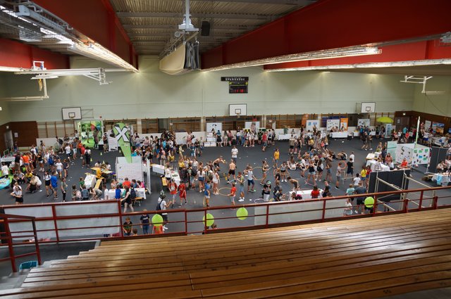 850 junge Besucher aus der ganzen Region erlebten in der Sporthalle Voitsberg wie vielfältig die Gesundheit gefördert werden kann. | Foto: Wiedner