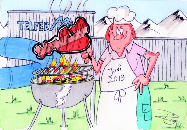 Österreich auf dem Grill: Es war für alle eine heiße Woche, das Thermometer stieg täglich über 30°C, die Nächte brachten kaum Abkühlung. In Innsbruck gab's den Hitzerekord mit 38,5°C (30.7.2019).