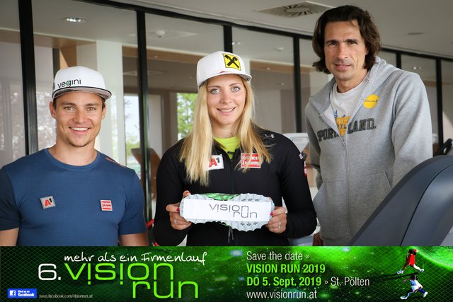 Die Botschafter des 6. VISION RUN freuen sich am 5. September auf einen neuen Spendenrekord.