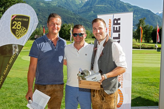 Golf Charity: Max Scheyerer, Christoph Wallner und Michael Schipflinger | Foto: H2 Ludwig Haidinger