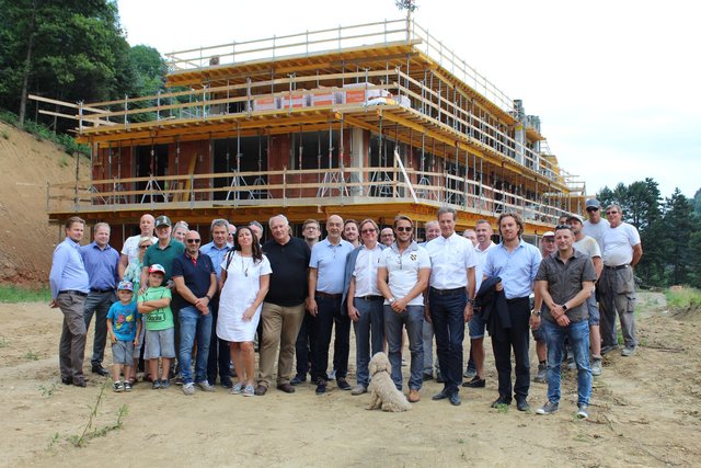 Die Dachgleiche wurde vor wenigen Tagen in der Wohnanlage Bräuerleiten in Kapfenberg gefeiert.