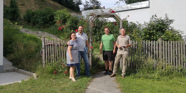 Susanne Ramsauer, Markus Brandstetter, Peter Bösendorfer und Christian Winkler wollen einen Ort der Begegnung entstehen lassen. | Foto: privat